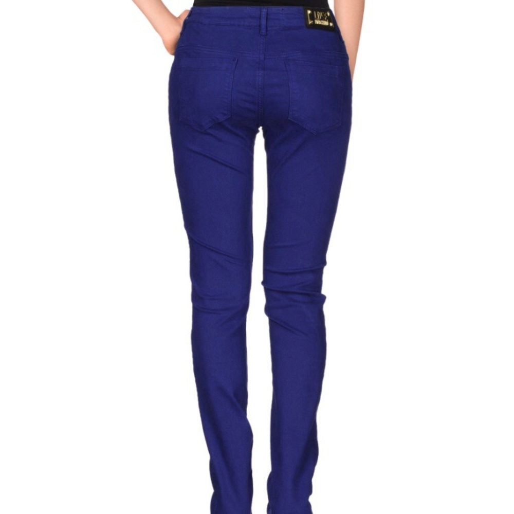 Love Moschino Denim Pants Bright Blue